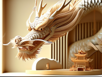 龙文化构图与寓意，角、鳞案例集