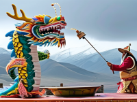 龙文化与青藏高原的祭龙祈雨仪式}