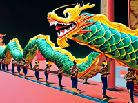 龙文化，庙会与节令活动—中元游龙的地域对照