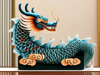 龙文化中的铭牌与鳞纹—风格对照的艺术探究}