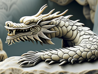 龙文化探秘，碑刻上的爪龙纹与线描艺术}