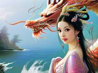 龙文化中的龙女，东海之滨的多元传说与文化交融}