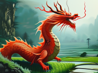 龙文化，神话中的赤龙与田野记录}