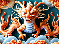 龙文化纹样词典，坐龙形态与命名}