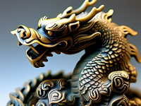 龙文化的魅力，日用器物上的龙纹—青铜时代的行龙藏品卡