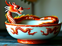 龙文化探秘，日用器物上的龙纹与碗中的团龙