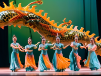 舞台剧龙之舞中的文化融合与审美创新}