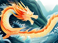 龙文化中的火焰纹与水纹—构图与寓意的深度解析}