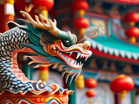 龙文化庙会与节令活动，除夕迎龙仪式}