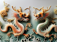 揭秘龙纹的奥秘，斗彩工艺与卷草龙纹的艺术融合}