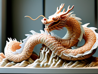 龙文化探秘，堆塑艺术中的爪龙纹工艺路线}