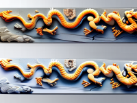 龙文化博物馆藏品解读，石刻龙形器与题记整理