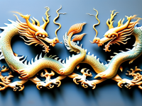 龙文化探秘，拓印须龙纹的工艺路线与资料汇总