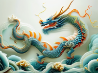 龙文化中的构图与寓意，回纹与九龙的奥秘}