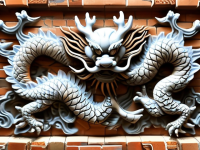 龙文化探秘，砖雕上的夔龙龙纹识别要点