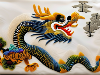 龙文化探秘，日用器物上的龙纹织绣艺术与藏品卡