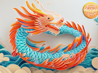 探索龙文化的当代演绎，线描艺术中的龙纹风格与创新要点