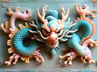 龙文化探秘，瓦当上的龙形文物与粉彩工艺的传奇