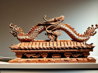 龙文化博物馆藏品解读，砖雕龙形器工艺复原}