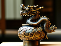 龙文化，日用器物上的龙纹—青铜升龙一物一说