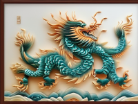 龙文化探秘，盘上的卷草龙纹—历史、艺术与象征意义的深度解读