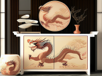 龙文化中的漆器艺术—蟠龙纹的构图分析}