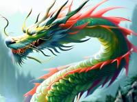 龙文化，神话中的龙王与构图分析