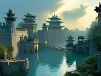 龙文化，神话中的守护者与护城河的传说}