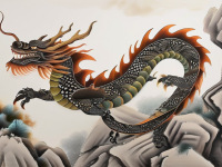 龙文化中的工艺瑰宝—漆绘鬣龙纹的绘制与传承