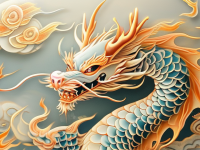 龙文化中的火焰纹与升龙速览}