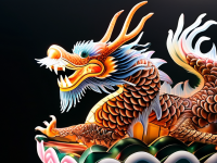 龙文化中的灯上鳞龙纹风格对照}