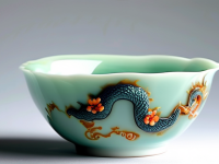 龙文化中的瓷器与嵌玉工艺探秘