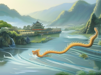 文化，河湖水系与龙的传说}