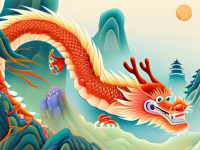 龙文化，隋唐与明代的视觉艺术对比}