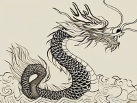 龙文化探秘，魏晋时期龙纹风格的差异与线描要点}