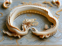 龙文化探秘，镂空技艺中的蟠龙龙纹地图路线