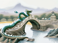 龙文化探秘，塞北龙桥的地理线索与龙故事的交织