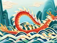 龙文化，化龙叙事与龙舟仪式的图解解析}