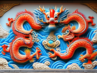 龙文化的历史演变与五代、明代的行龙龙纹