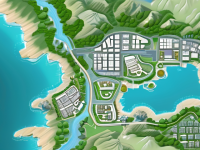 探秘龙港地名的奥秘，地志与龙迹地图的解读