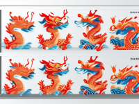 龙文化 纹样词典，九龙形态与命名 寓意速查