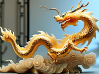 龙文化中的工艺瑰宝—鎏金技艺与水纹、龙纹的完美融合